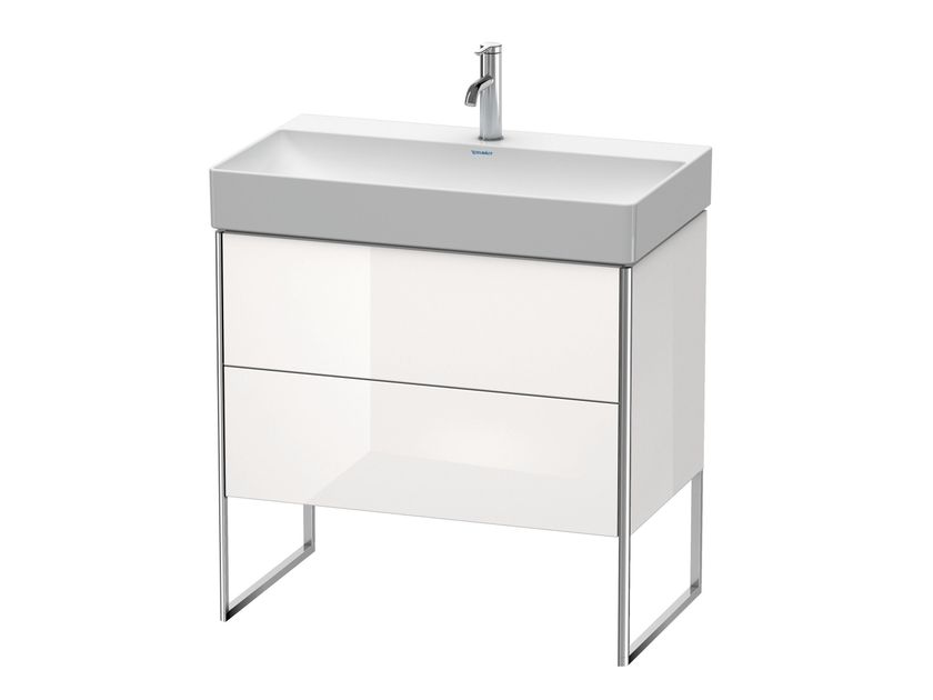 Duravit
XSQUARE XS4443
Floor-standing wooden vanity unit with drawers