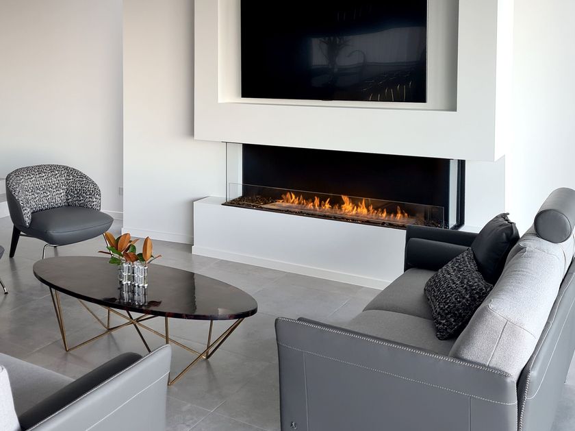 EcoSmart Fire
FLEX BAY FIREPLACES
Bioethanol steel Fireplace insert with Panoramic Glass