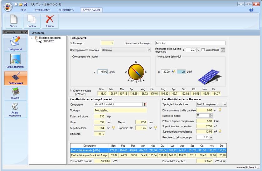 EDILCLIMA EC713 SOLARE FOTOVOLTAICO