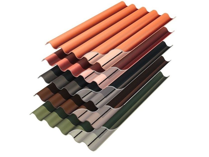 EDILFIBRO PLAKFORT 5 COLORPLUS - Кровельная панель и лист из волокнистого цемента