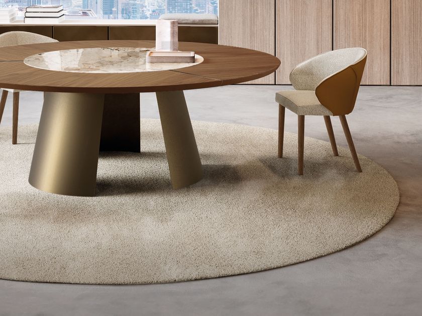 EFORMA
RINA
Round solid-color fabric rug
