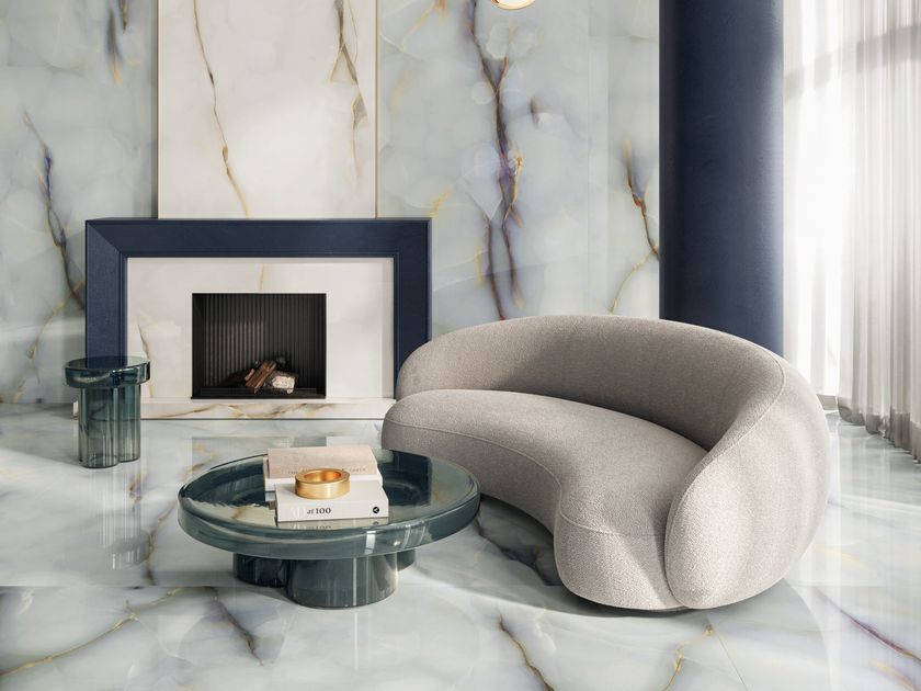 EmilCeramica
TELE DI MARMO PURE ONYX TURCHESE
Porcelain stoneware wall/floor tiles with marble effect