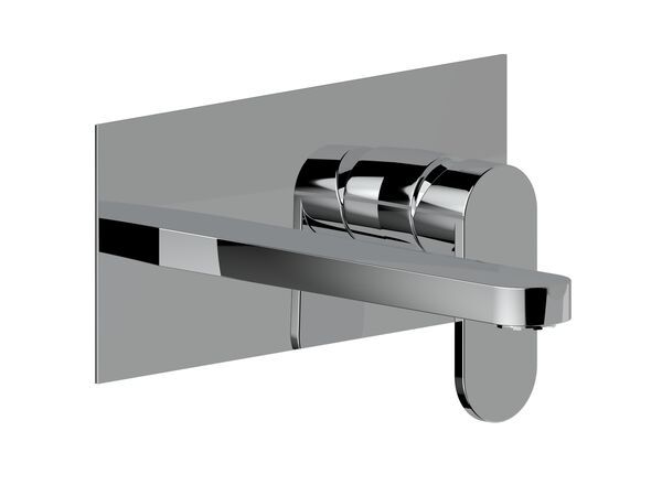 Ercos
VERSILIA
Wall-mounted washbasin mixer with plate
