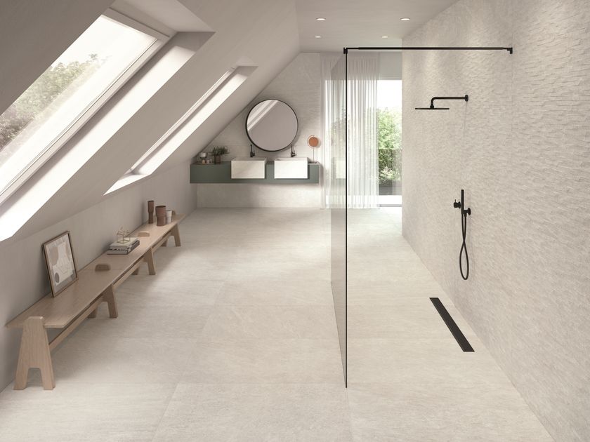 Ergon
OROS STONE WHITE
Porcelain stoneware wall/floor tiles with stone effect