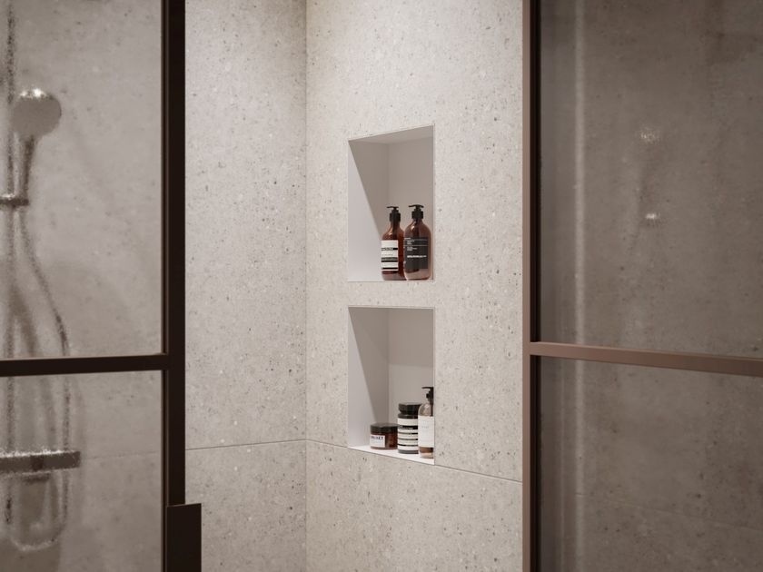 ESS Easy Drain
C-BOX
Stainless steel wall niche / bathroom wall shelf