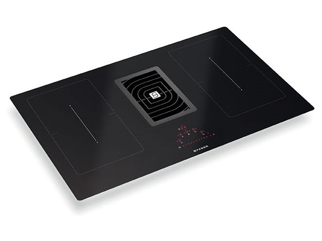 FABER
GALILEO SMART
Induction glass hob with integrated hood Class A++