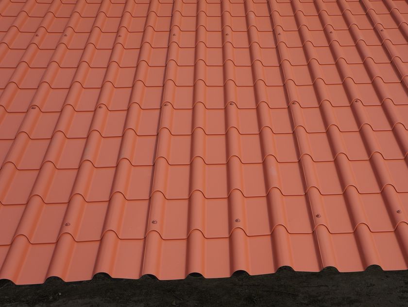 FIBROTUBI COPPO CORINZIO - Металлическая крыша в форме римской черепицы