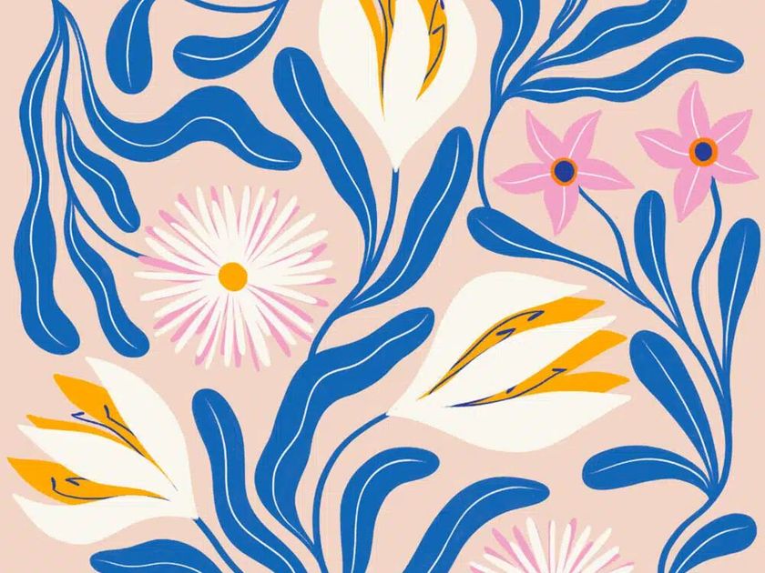 FillYourHomeWithLove
FLOWER POWER
Wallpaper with floral pattern