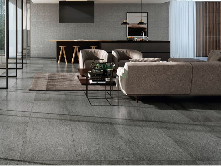 FMG
QUARZITE ANTRACITE
Indoor/outdoor porcelain stoneware wall/floor tiles with stone effect
