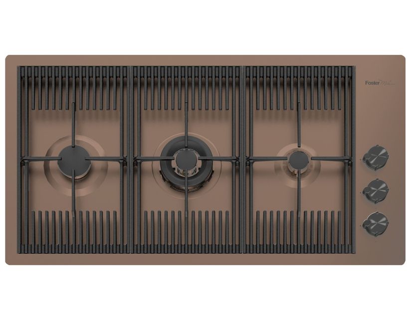 Foster
MILANELLO 3F FT COPPER BRONZE
Gas flush-mount stainless steel hob