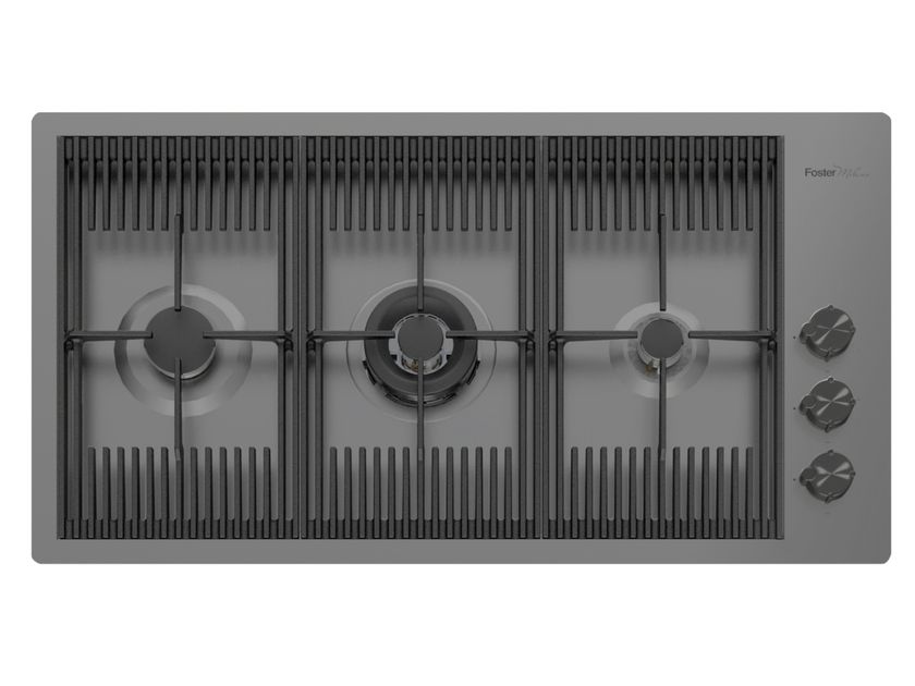 Foster
MILANELLO 3F FT GUNMETAL
Gas flush-mount stainless steel hob