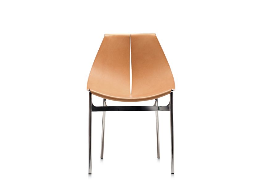 Frag
LYO
Tanned leather chair without armrests