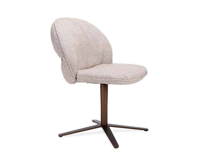 Freifrau
MARIE
Swivel fabric chair without armrests with spoke base