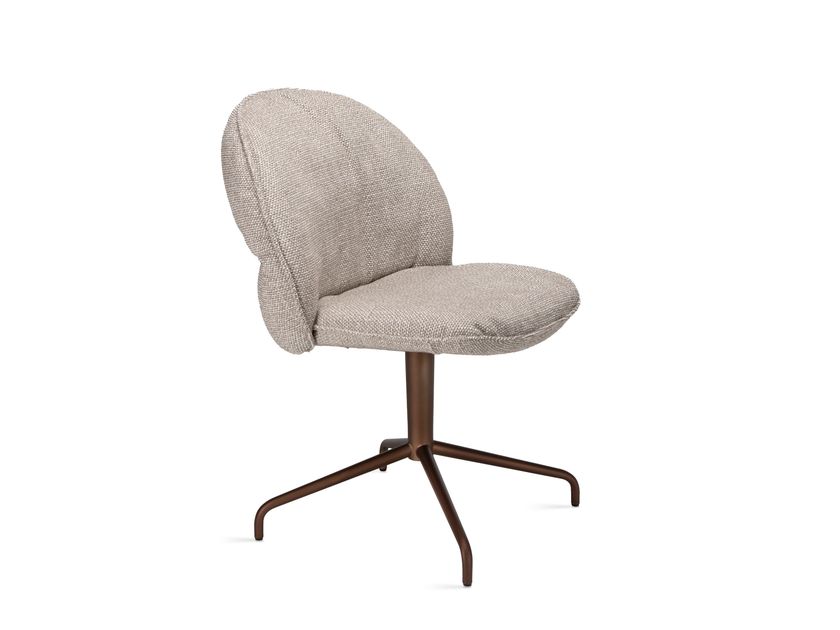 Freifrau
MARIE
Trestle-based swivel fabric chair without armrests
