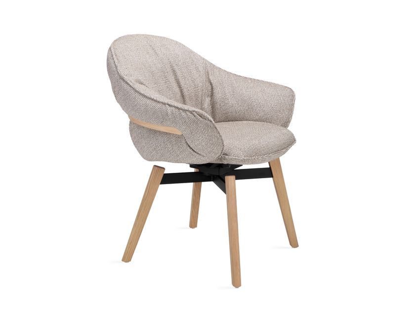 Freifrau
MARIE
Upholstered fabric chair with armrests