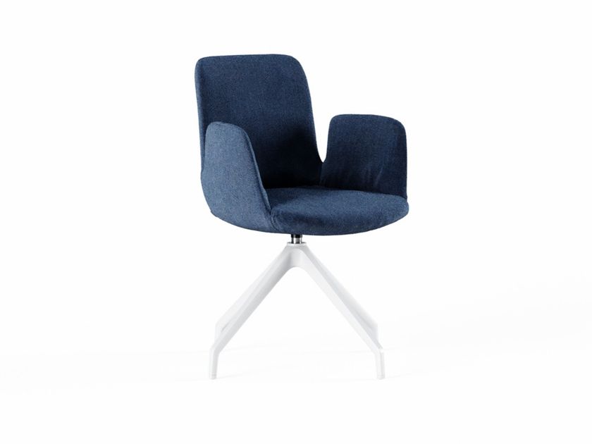 FREZZA
FIOR DI LOTO
Trestle-based fabric office chair with armrests