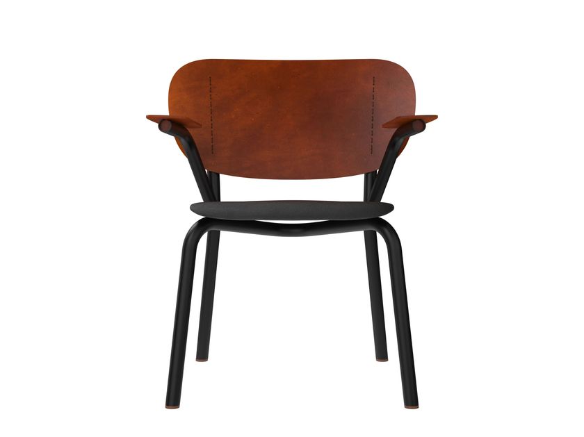 Functionals
EMIL ROSI
Wooden and leather chair with armrests