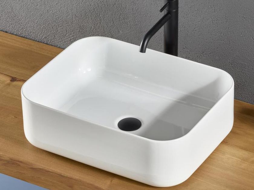 Gaia Mobili
TOWN
Countertop rectangular ceramic washbasin
