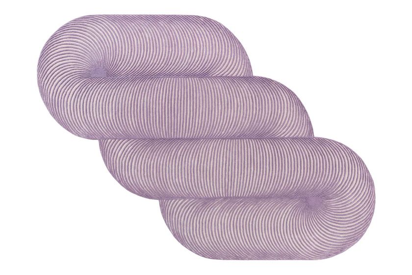 GAN
GIRO LILAC
Striped wool rug