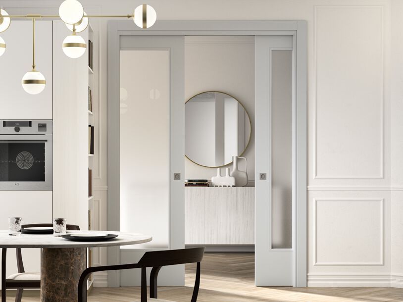 GD DORIGO
VENUS 230V1
Wood and glass internal pocket sliding door