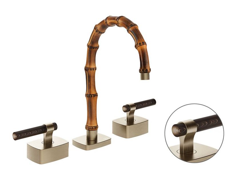 Gessi
JACQUELINE PF77211
3 hole bamboo washbasin tap without waste