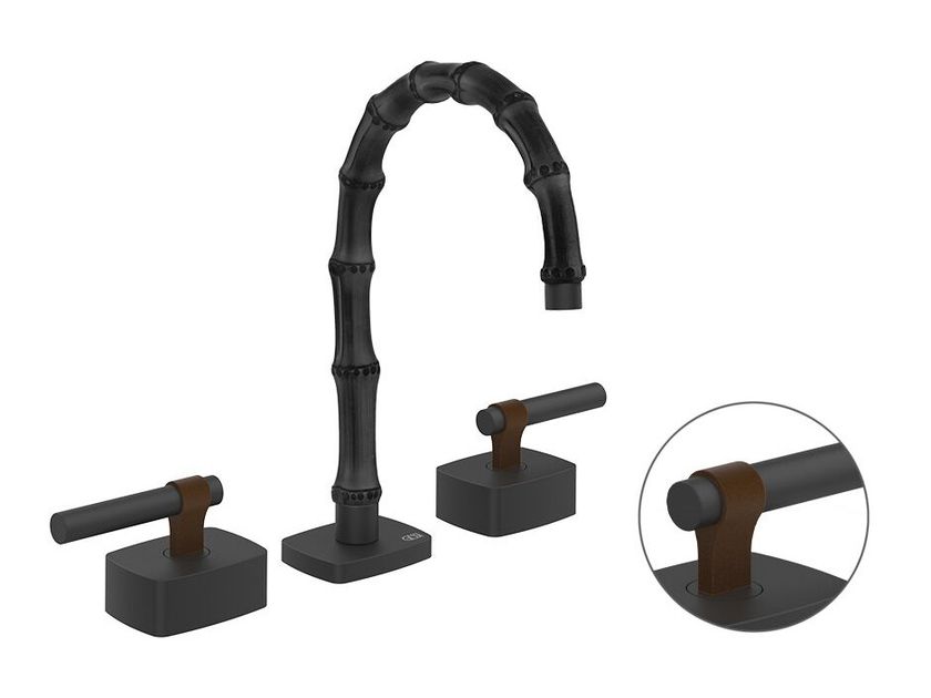 Gessi
JACQUELINE PF77311
3 hole bamboo washbasin tap without waste