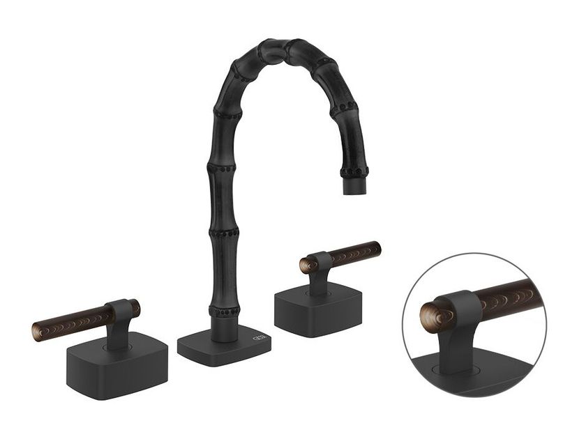 Gessi
JACQUELINE PF77411
3 hole countertop bamboo washbasin tap