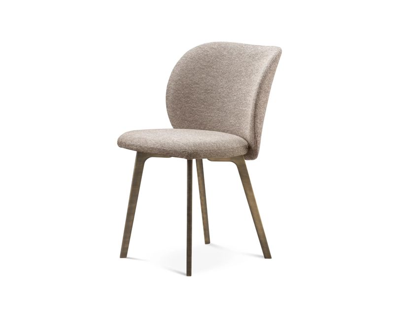 GHIDINI1961
HILLARY
Upholstered chair with brass structure
