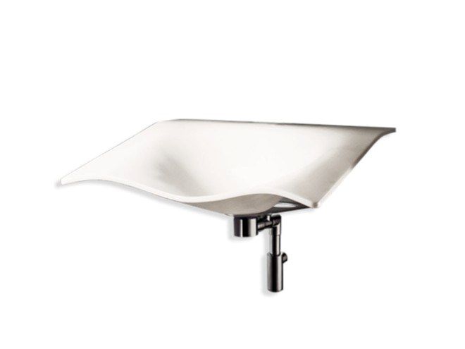 FLIGHT - Настенный прямоугольный умывальник из Corian®