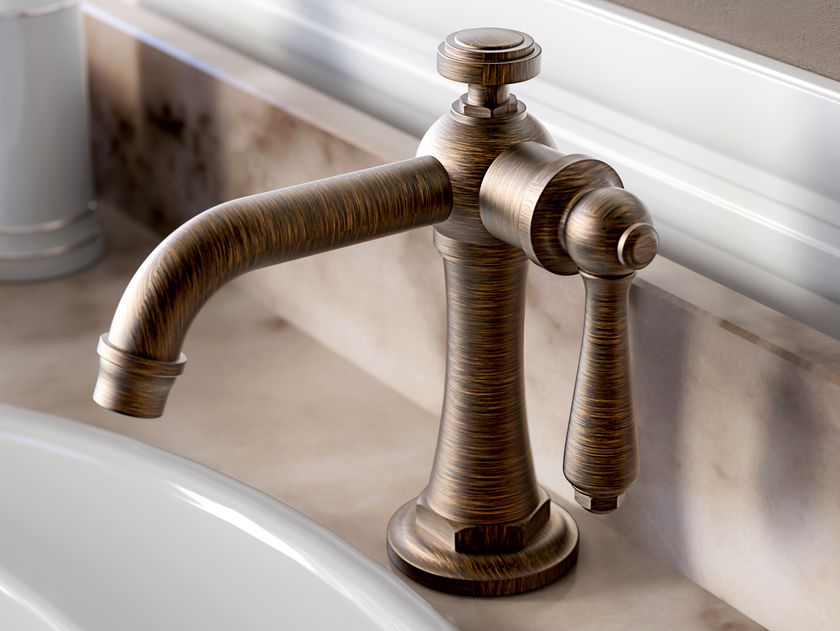 GRAFF
CAMDEN
1 hole countertop metal washbasin mixer without waste