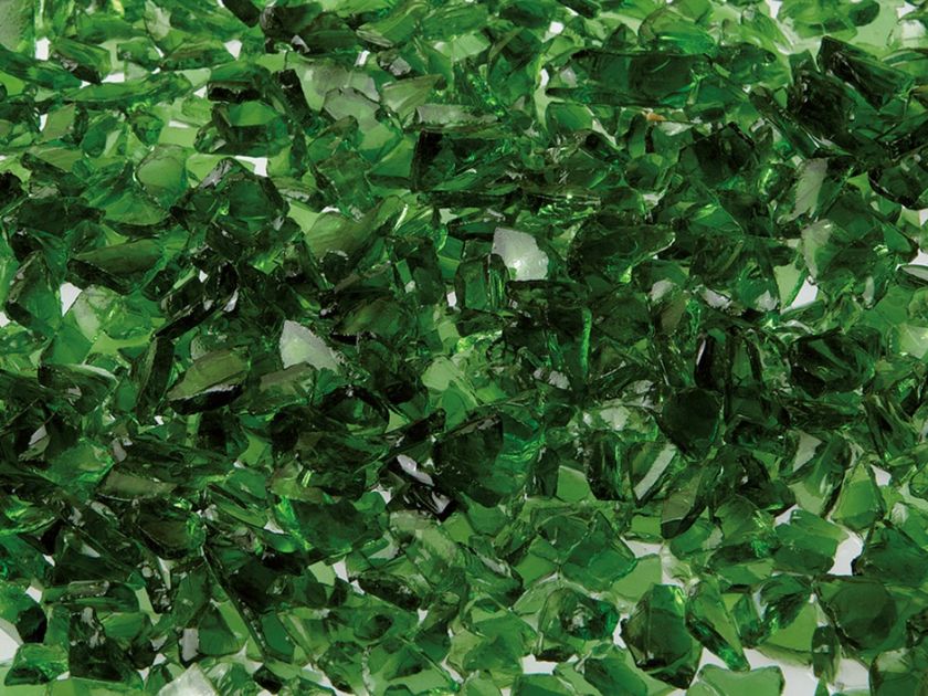 GRANULATI ZANDOBBIO VETRO VERDE - Стеклянные декоративные чипсы