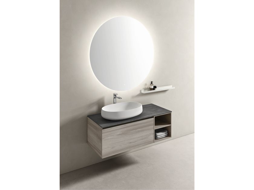 Gruppo Geromin
GOCCIA 1913
Wall-mounted vanity unit with mirror
