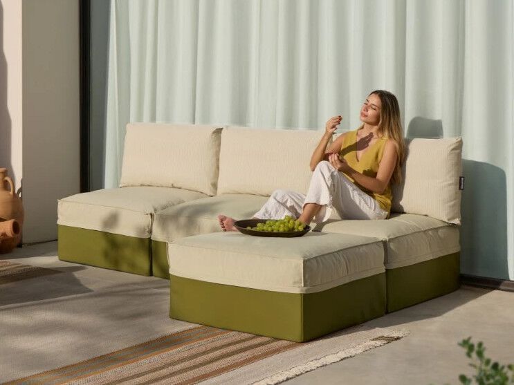 HAPPERS STUDIO
WIND
Modular fabric garden sofa with removable cover