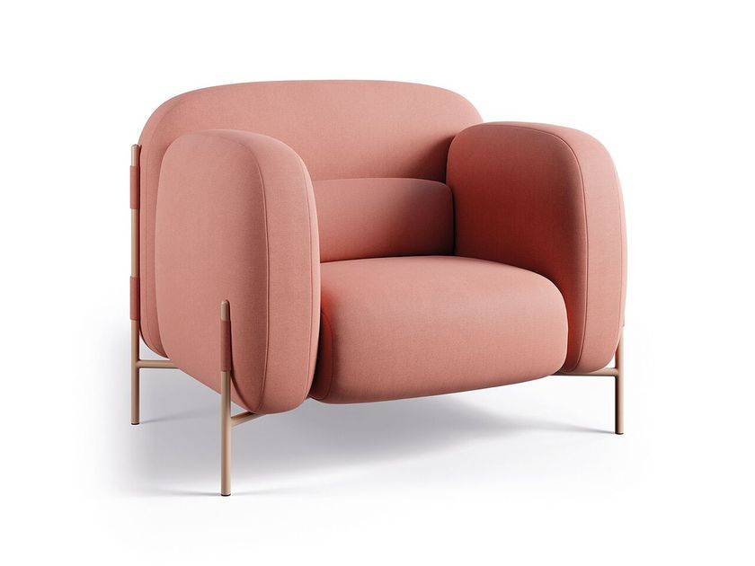 Harmony
FLUFFY
Fabric armchair with armrests