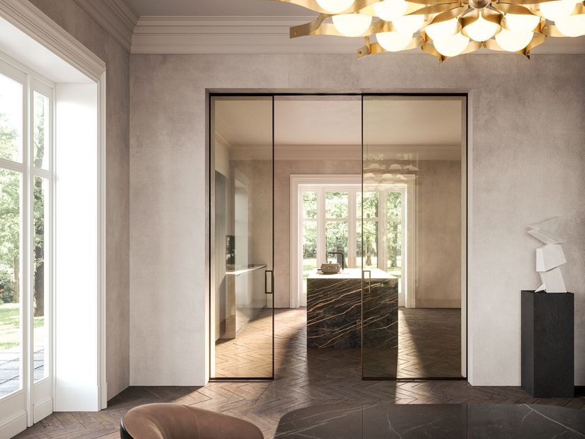 HenryGlass
MANHATTAN
Framed glass disappearing sliding door
