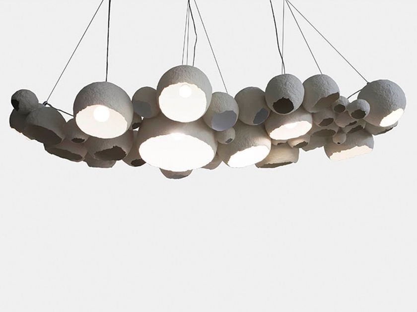 HIS
BAVOVNA
Handmade composite material pendant lamp