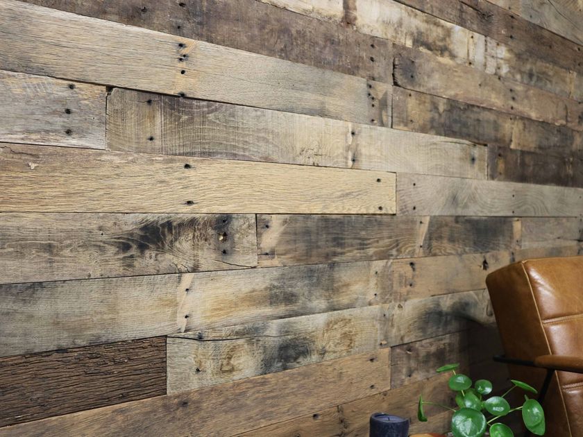 Historisch Hout
BARNWOOD IN A BOX FRENCH OAK BROWN
Reclaimed wood wall tiles
