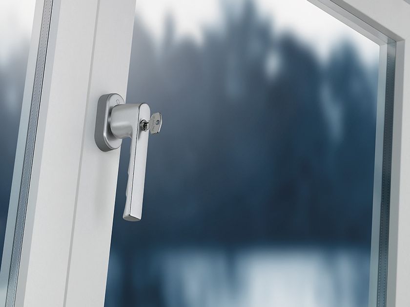 HOPPE
HAMBURG SECUFORTE®
DK aluminium window handle with lock