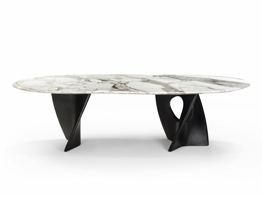 HOTHING
UNLIMITED
Oval marble dining table