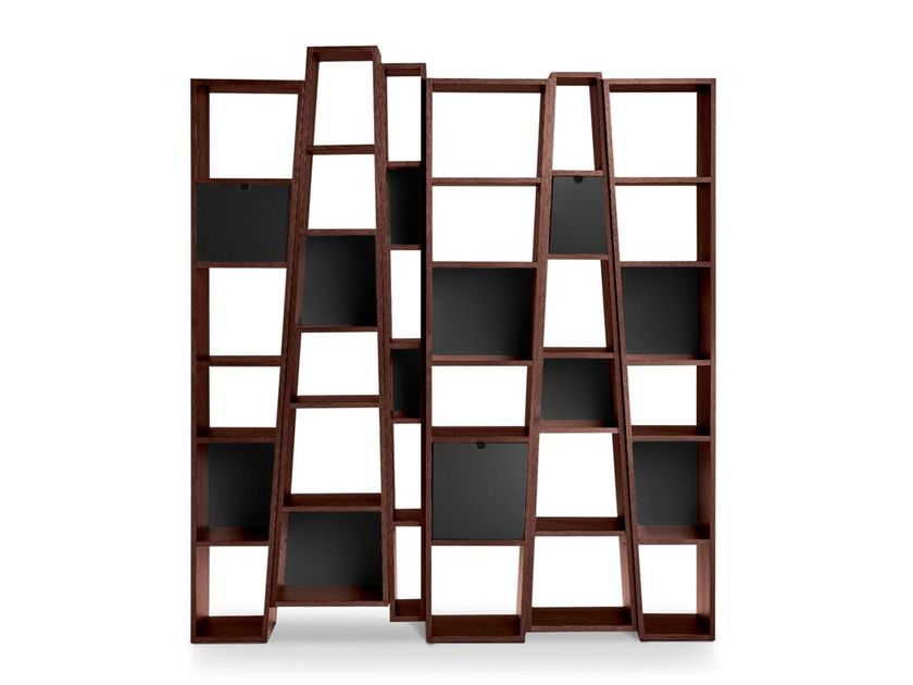 i 4 Mariani
BEAT
Open freestanding wood veneer bookcase