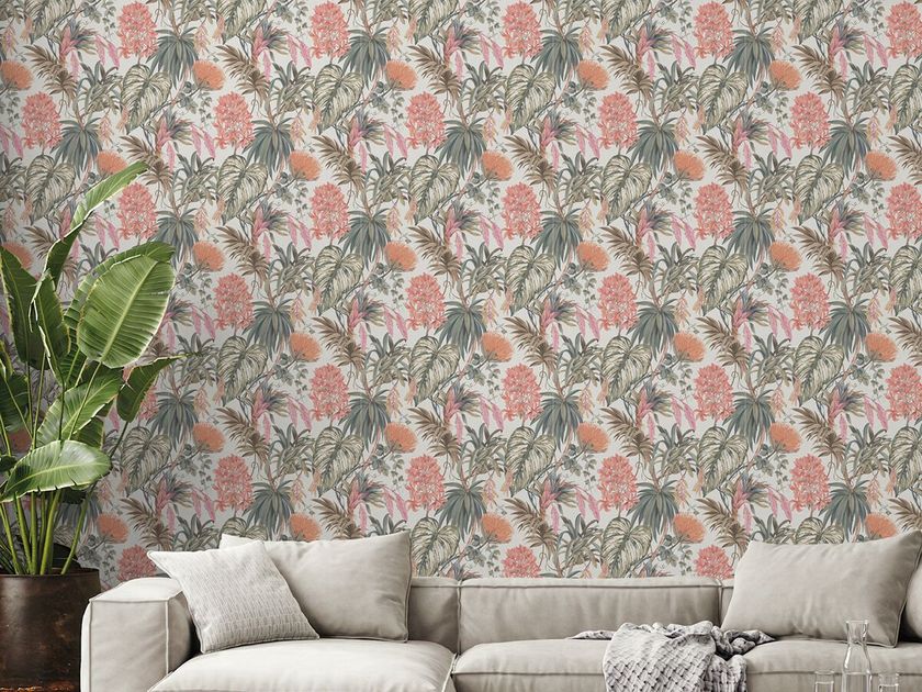 ICH
KHILNA
Wallpaper with floral pattern