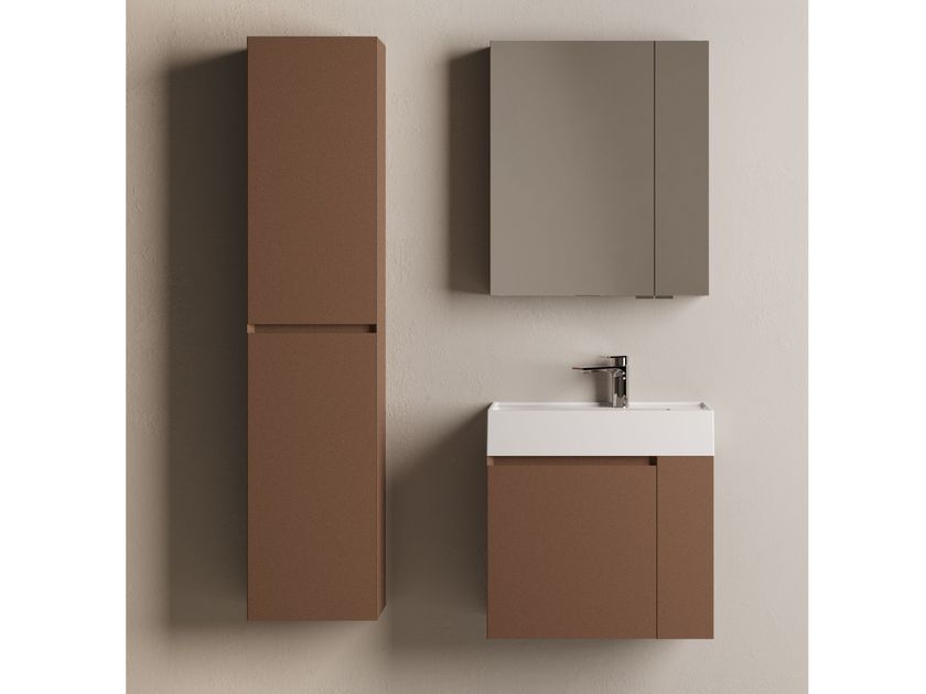 Ideagroup
CUBIK 36
Single wall-mounted HPL vanity unit with cabinets