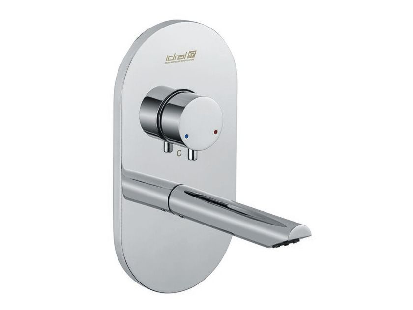 IDRAL 700.B3/1 - Настенный смеситель для раковины из хромированной латуни