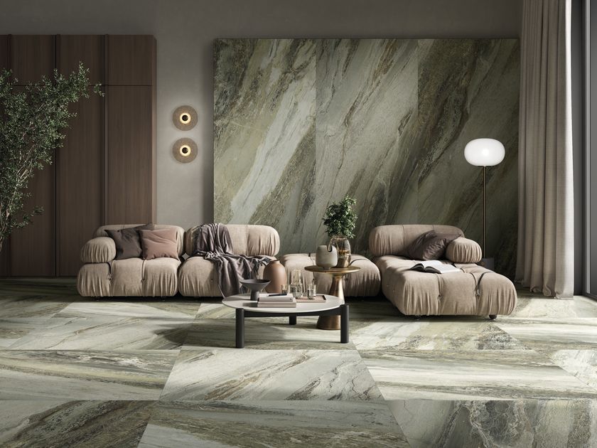 Imola
THE ROOM
Full-body porcelain stoneware wall/floor tiles with marble effect