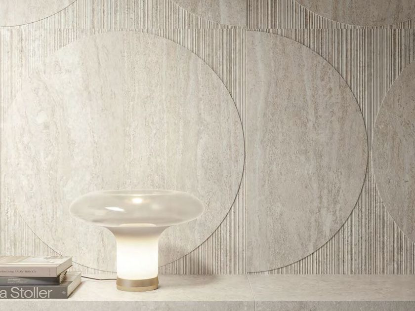 Italgraniti
I TRAVERTINI DECORO RADIO 3D
Porcelain stoneware 3D Wall Cladding with travertine effect