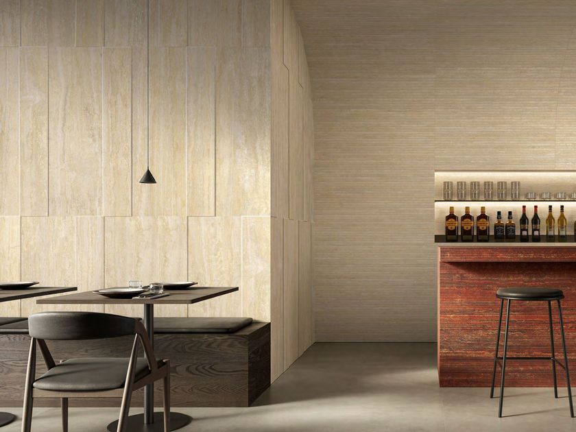 Italgraniti
I TRAVERTINI DECORO RILEVO 3D
Porcelain stoneware 3D Wall Cladding with travertine effect