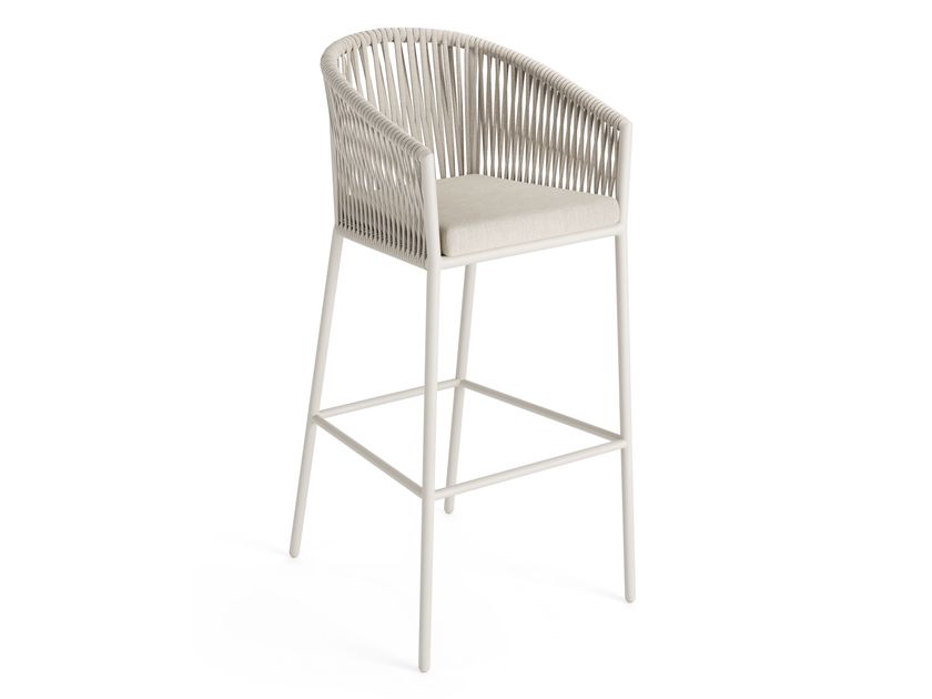 Jati Kebon
FORTUNA ROPE
High fabric garden stool with armrests