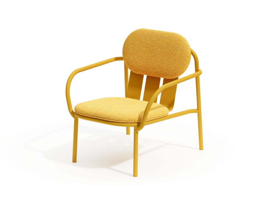 Joyf
DESERT
Aluminium and fabric low lounge chair with armrests