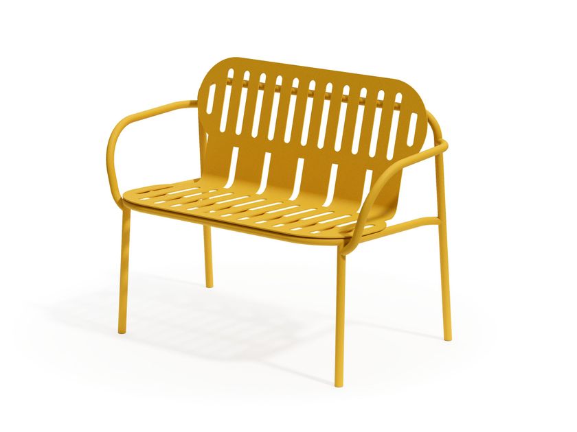 Joyf
DESERT
Powder coated aluminium garden bench with armrests