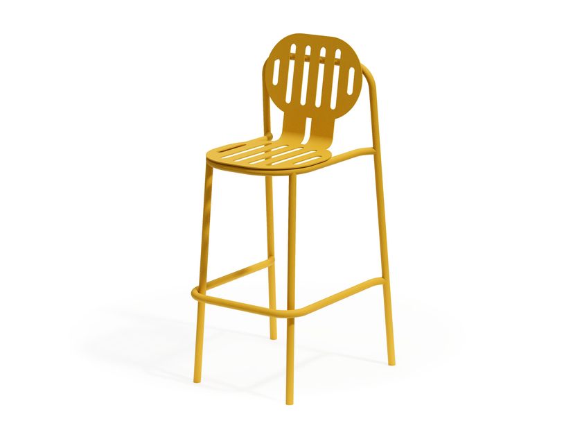 Joyf
DESERT
Powder coated aluminium outdoor bar stool with back